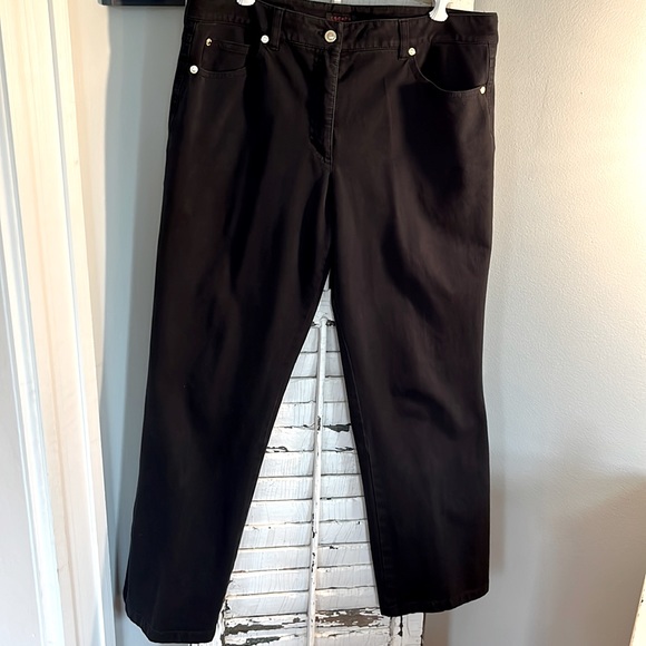 ESCADA TWILL straight leg pant, size 10 - Picture 2 of 3